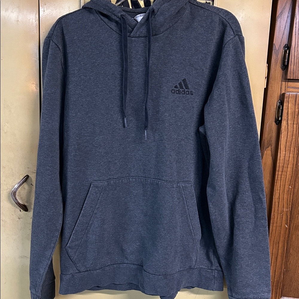 Adidas Charcoal Pullover Hoodie